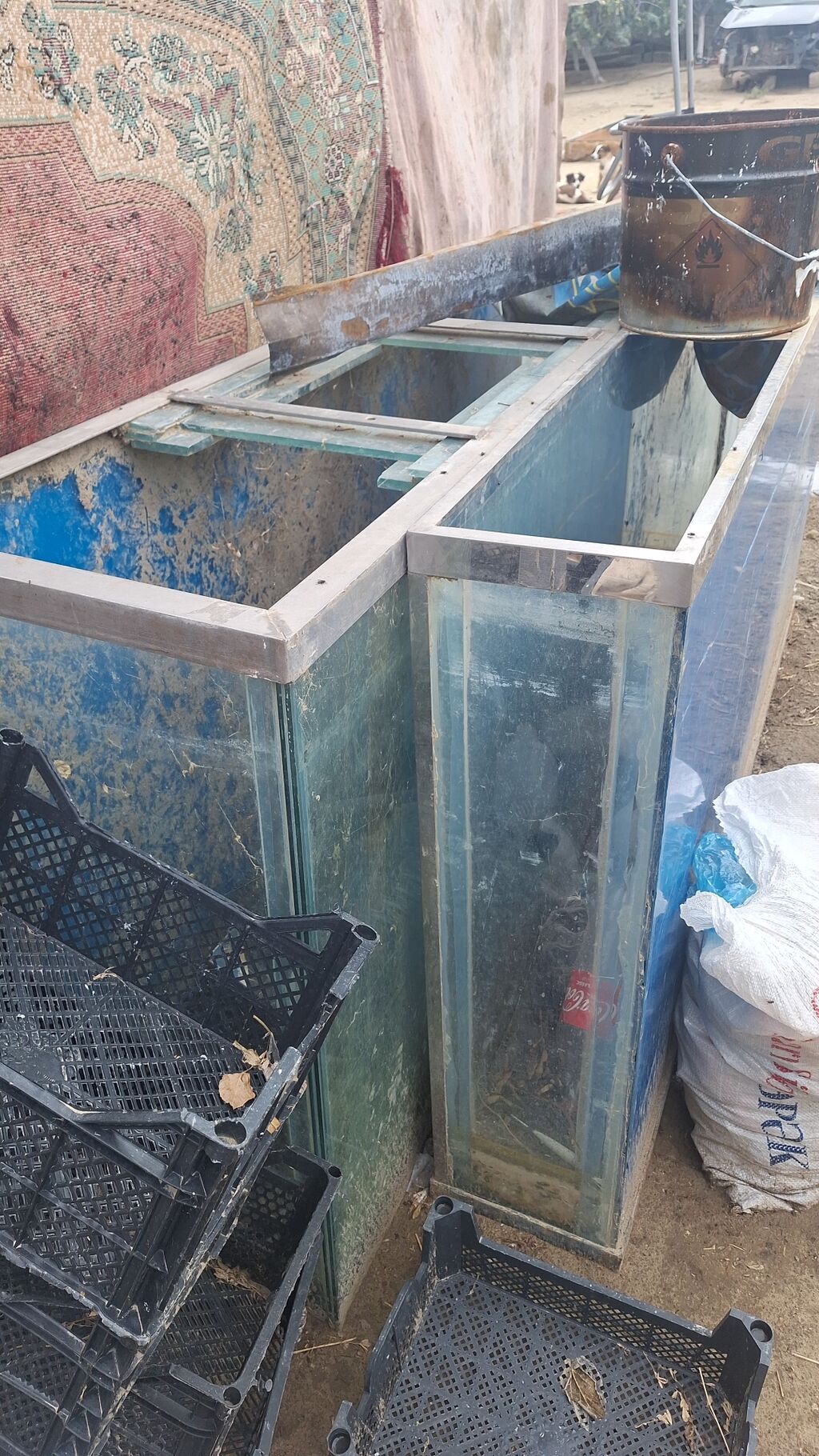 Şüşə vitrin/akvarium tipli böyük ölçülü konteynerlər - Material — Hazır konstruksiyalar, Bakı (3)