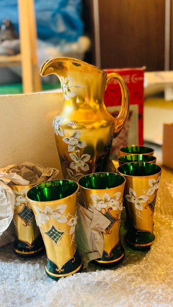 Qrafin dəsti "Bohemia" — Qablar və mətbəx əşyaları, Gəncə (2)