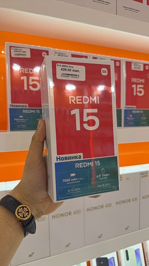 Xiaomi Redmi 15 Titan Gray 256GB/8GB — Bakı