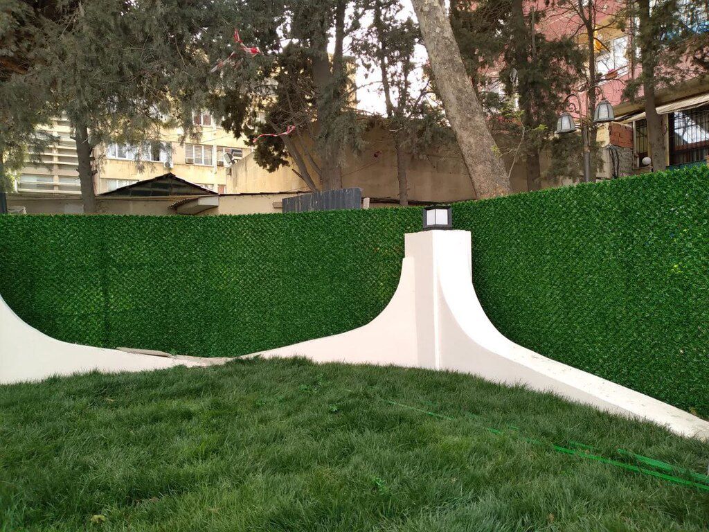 Süni dekorativ yaşıl hasar — Dacha və bağ, Bakı (4)