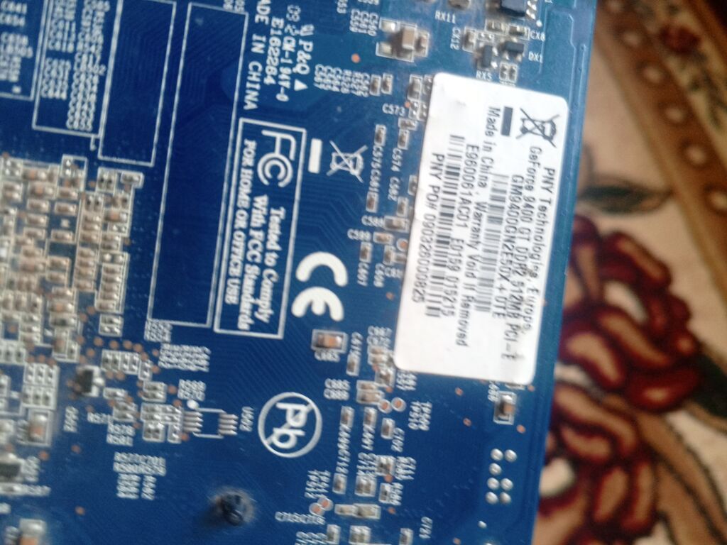 PNY GeForce 9400 GT 1GB (Pcı‑e) videokart - Model: PNY GeForce 9400 — Qrafik kartlar, Bərdə (2)