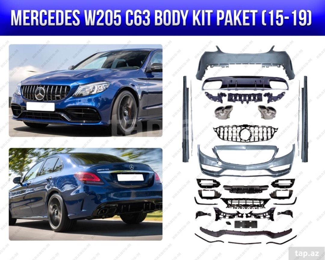 "Mercedes" body kitlər — Ehtiyat hissələri və aksesuarlar, Bakı (10)