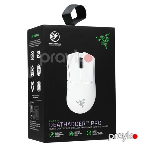 Razer DeathAdder V3 Pro — Wireless / Usb-c / White