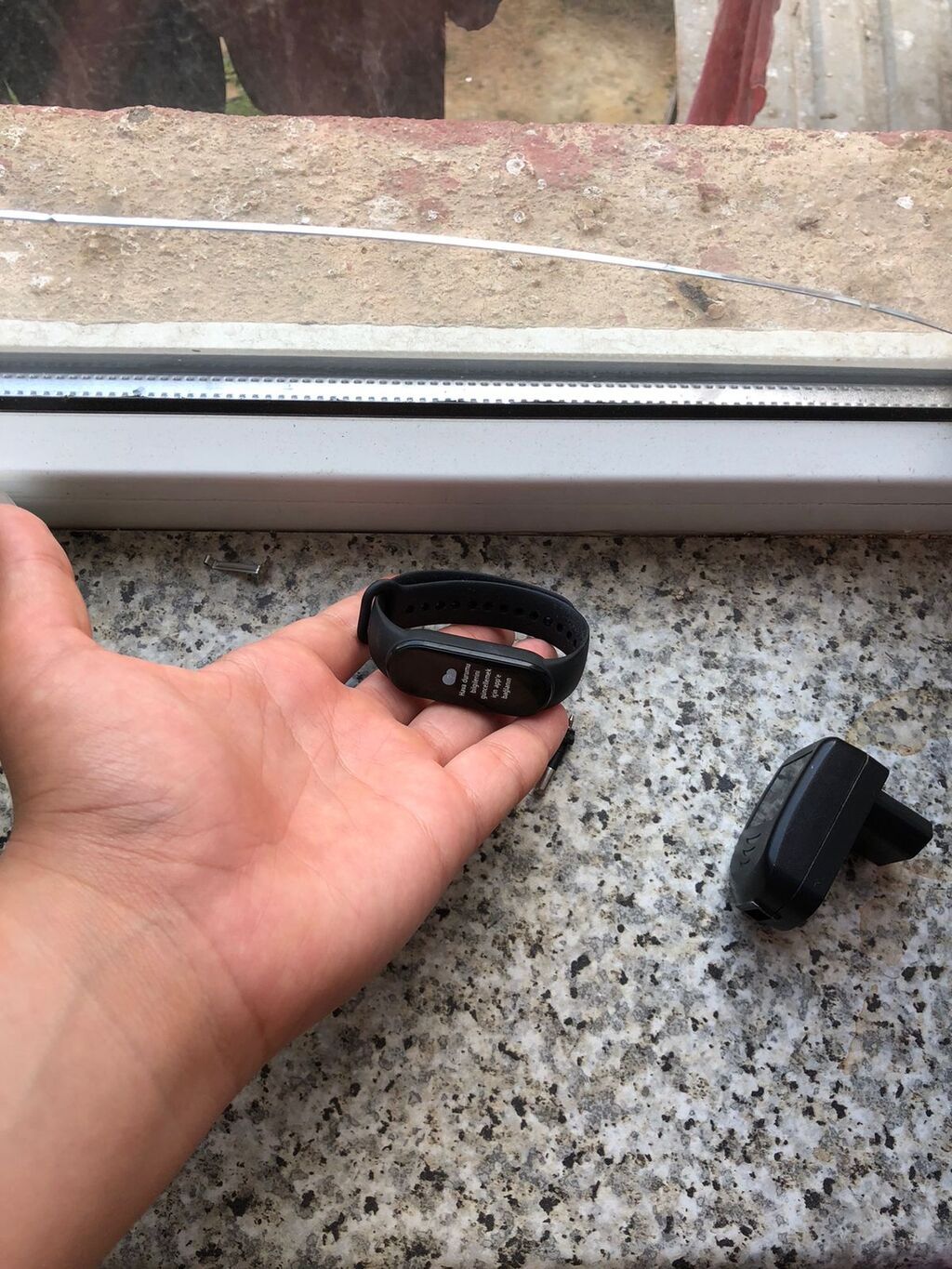 Xiaomi Mi Band 5/6 tipli fitness qolbağı - Rəng: qara, silikon qayış — Fitness biləkliklər, Bakı (5)