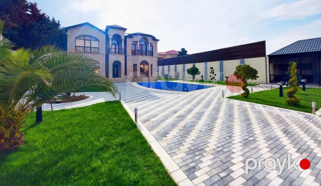 Satılır 6 otaqlı həyət evi/bağ evi 350 m² — Ev, villa, Bakı (2)