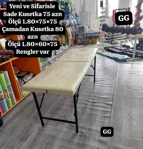Masaj kuşetkası – müxtəlif modellər və ölçülər - Sade kuşetka: 75 AZN — Bakı