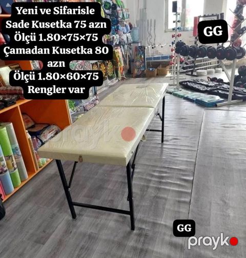 Masaj kuşetkası – müxtəlif modellər və ölçülər - Sade kuşetka: 75 AZN — Bakı