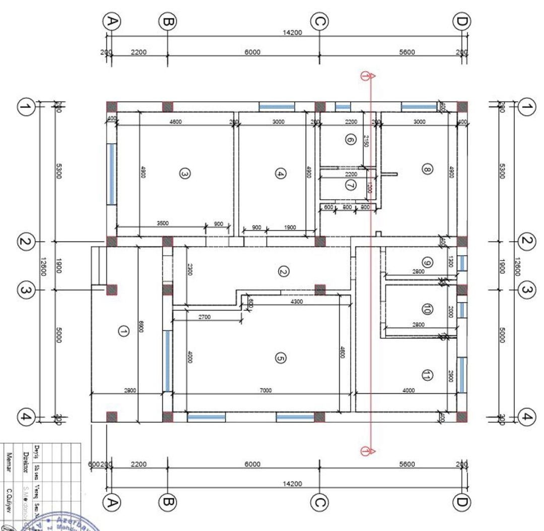 Satılır 5 otaqlı həyət evi/bağ evi 220 m² — Ev, villa, Bakı (10)