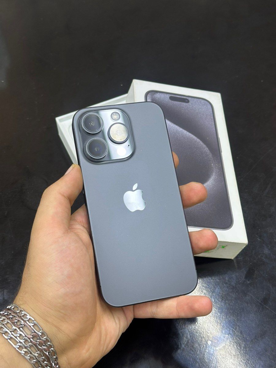 Apple iPhone 15 Pro Black Titanium 128GB/8GB — Smartfonlar, Bakı (2)