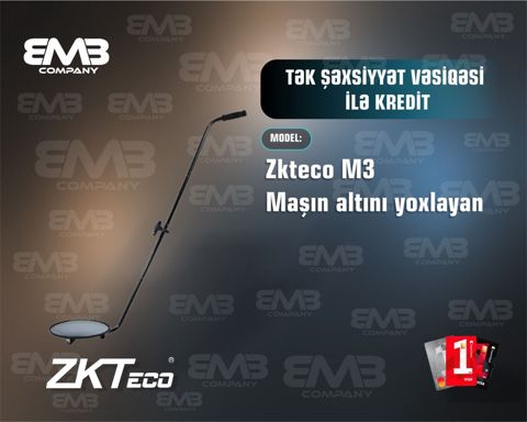 "ZKTeco M3" avtomobil altı yoxlayan güzgü — Bakı