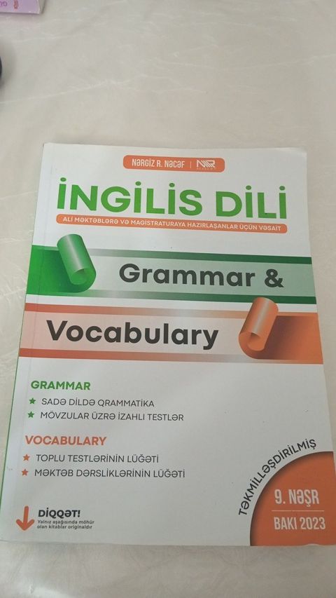 İngilis Dili. Grammar & Vocabulary — Naxçıvan