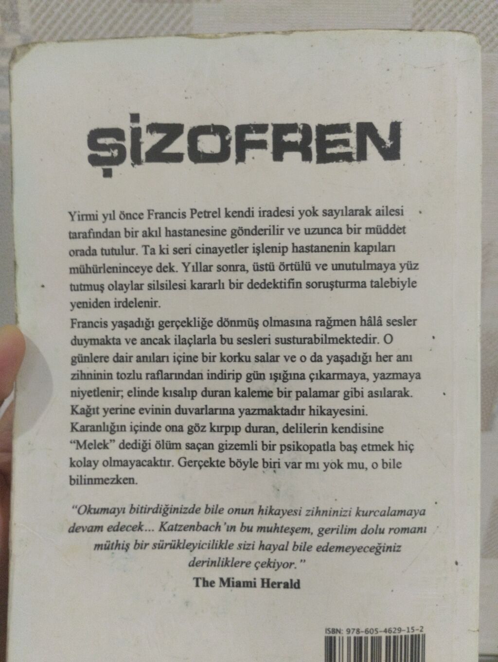 Məhsul: Kitab – “Şizofren” (John Katzenbach) Nəşriyyat: Koridor — Kitablar, Bakı (2)
