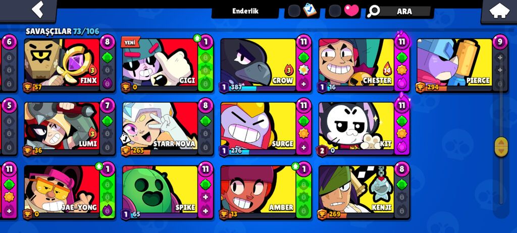 Brawl Stars hesabı – yüksək inkişaflı və zəngin kontentli - Kupa — Oyunlar, konsollər və proqramlar, Ceyranbatan (3)