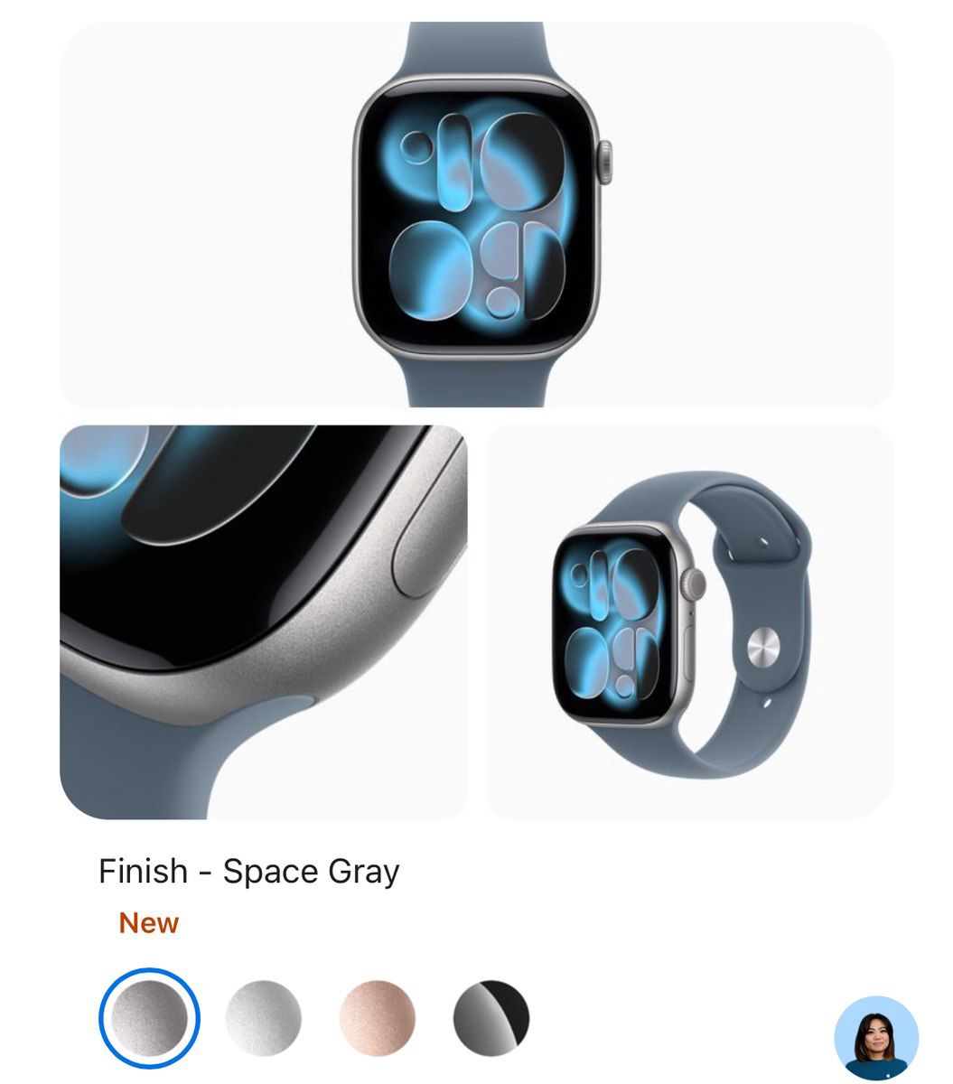 Apple Watch Series 11 Aluminum Rose Gold 42mm — Ağıllı saatlar və biləkliklər, Bakı (3)