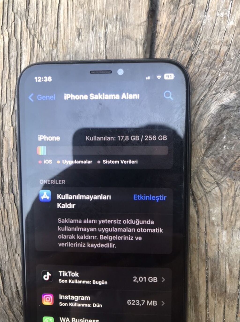 IPhone X, 256 GB, Qara, Face ID — Apple iPhone, Bərdə (3)