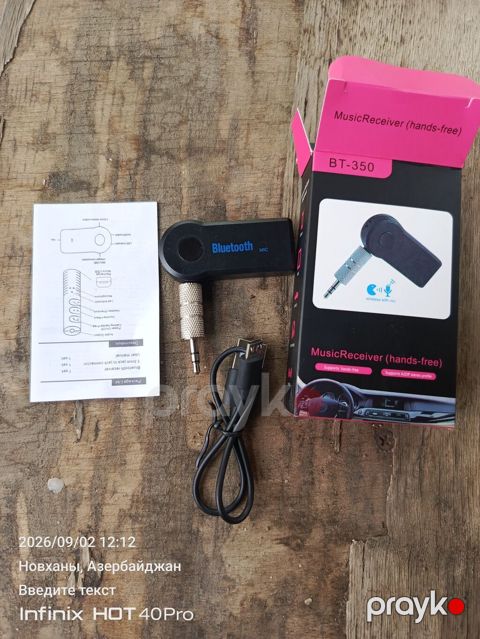 Bluetooth Musiqi Qəbuledicisi (hands‑free) – BT-350 Xüsusiyyətlər — Novxanı