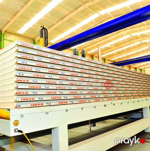 Pir sendviç panel 50 mm – yanğına davamlı izolyasiyalı — Bakı