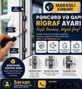 Qapı pəncərə ayarlama işləri — Masters