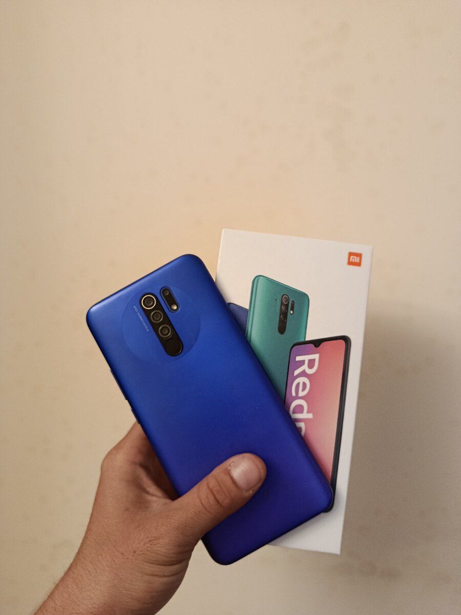 Xiaomi Redmi 9 Pink/Blue 64GB/4GB — Smartfonlar, Sumqayıt (2)