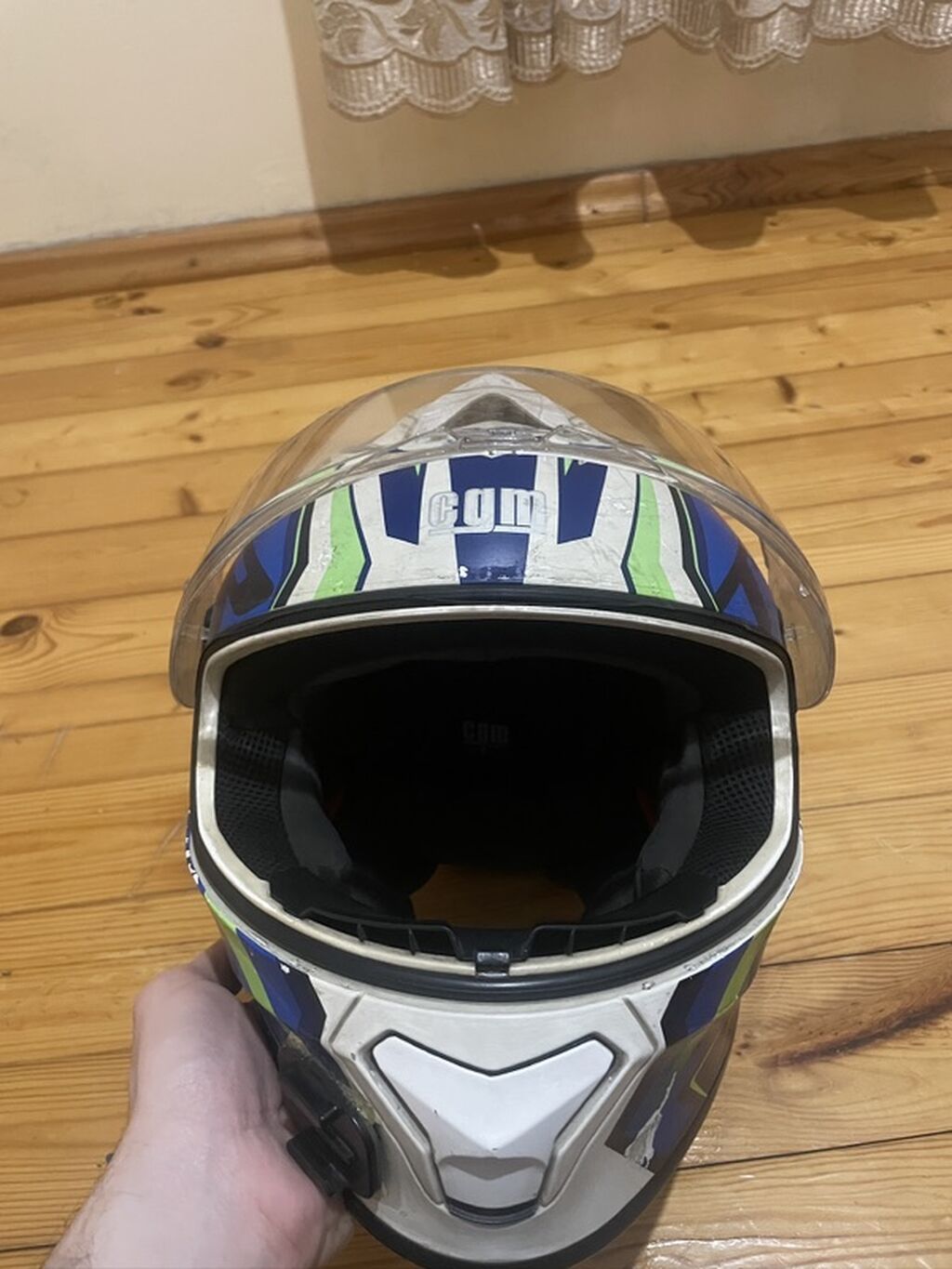 CGM italiya brendi kask Kask satilir. Italiya brendidir. Gopro ucun — Motosiklet geyimi, Bakı (4)