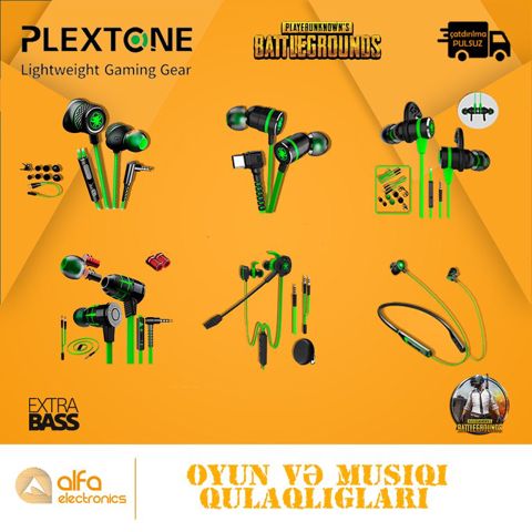 Qulaqcıq "Plextone Gaming and Music" — Bakı
