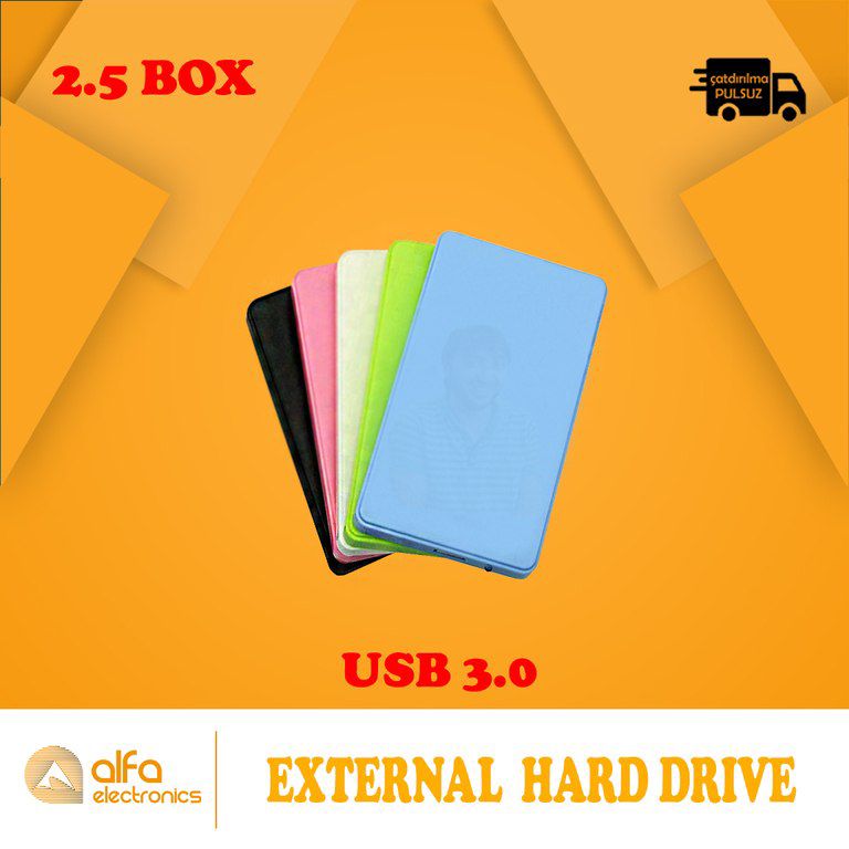 Sərt disk qabı (USB HDD Box) — Kompüterlər və noutbuklar, Bakı (2)