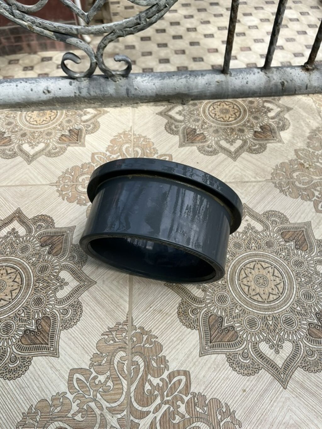 PVC boru keçidi / manjet - Material: sərt PVC (qara rəng) - Növ: boru — Santexnika, Novxanı (5)