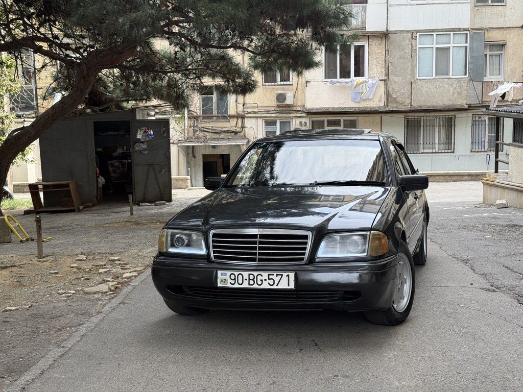 Mercedes C 180, 1.8 L, 1995 il, 244 540 km — Avtomobillər, Bakı (10)