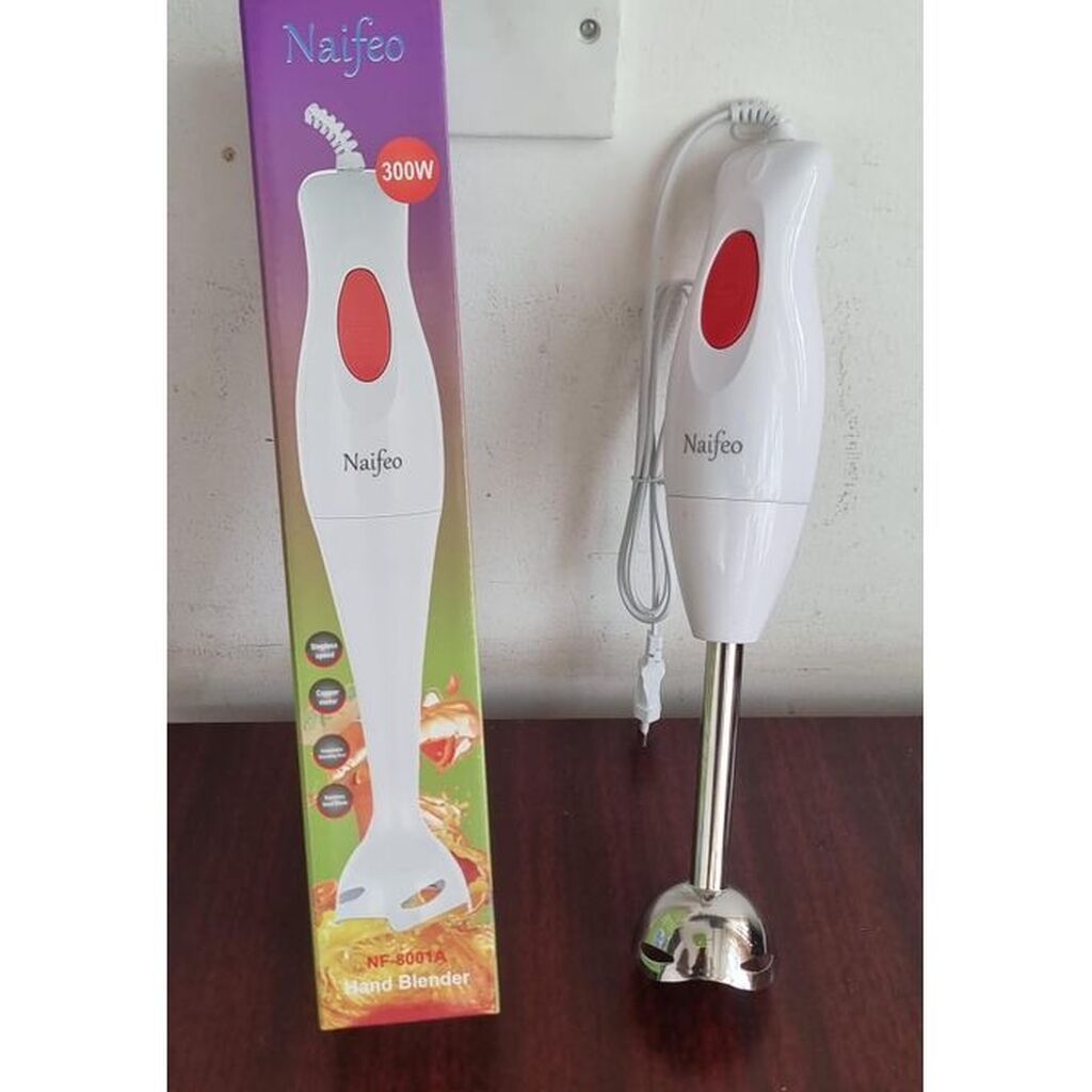 Naifeo NF-8001A əl blenderi - Güc: 300W - Mühərrik: mis sarğılı — Blenderlər, xırdalayanlar və mikserlər, Digah (3)