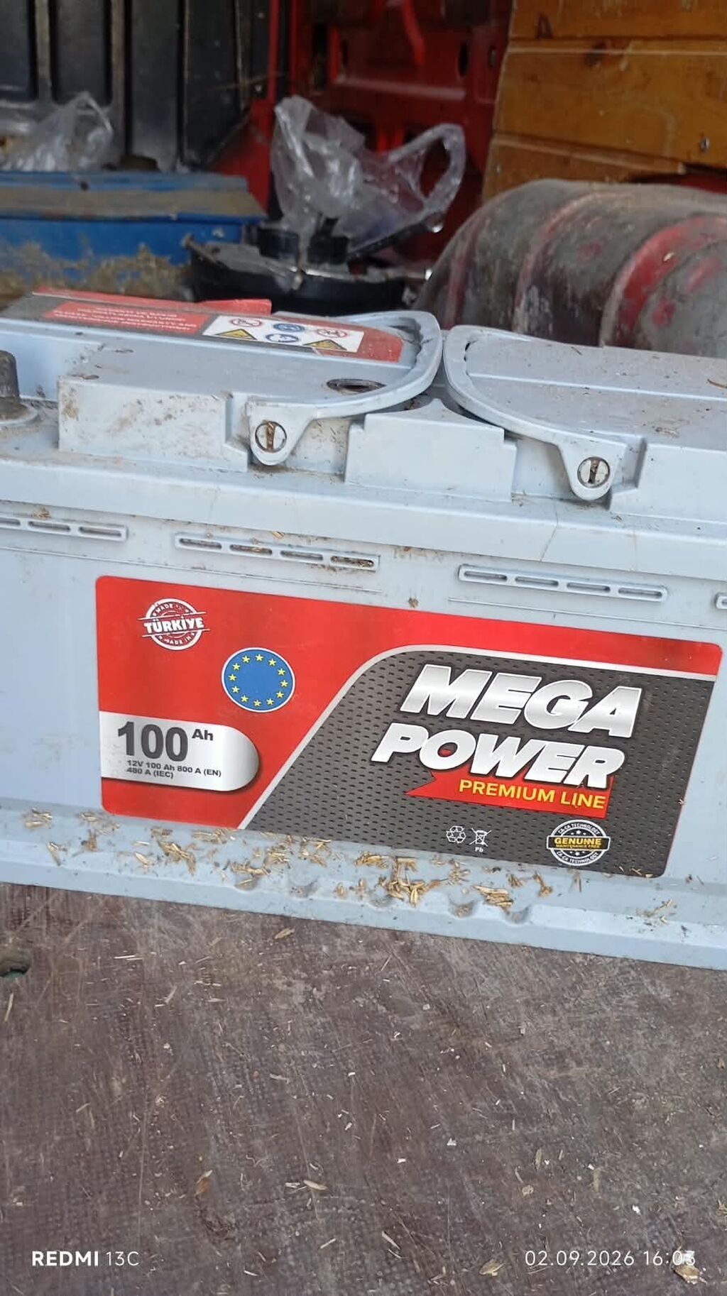 Mega Power Premium Line avtomobil akkumulyatoru 2 ay işdenib - Tutum — Akkumulyatorlar, Bakı (2)