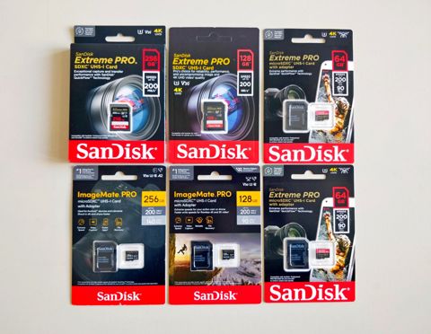 Sandisk Mikrokart/SDcard Pro 4K 64GB-1TB — Bakı