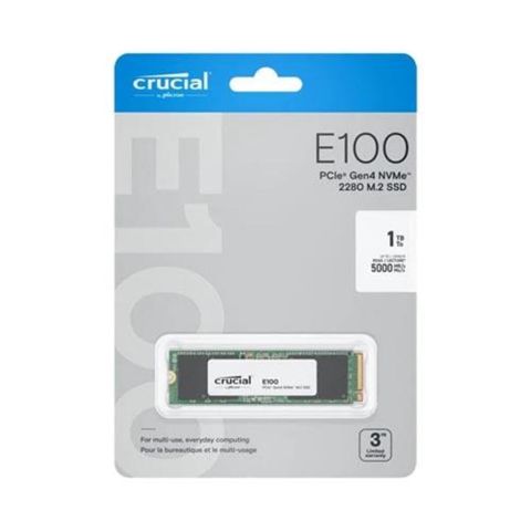 Crucial E100 1TB PCIe Gen4 NVMe M.2 SSD — Bakı