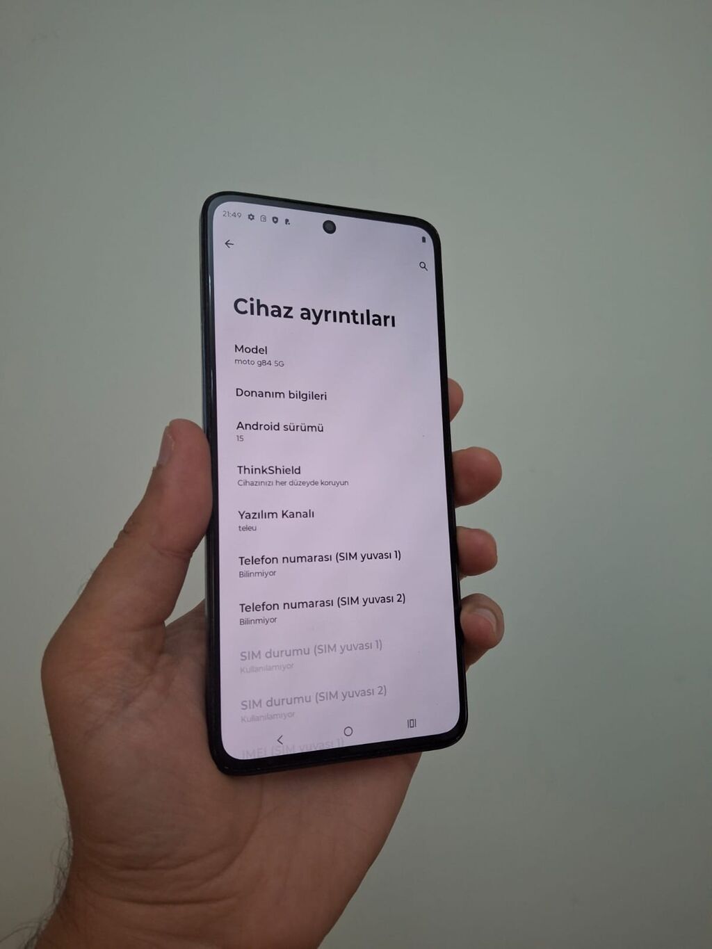 Motorola Moto G54, 256 GB, rəng - Göy, İki sim kartlı — Motorola, Bakı (4)