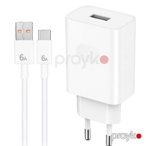 Honor SuperCharge USB Port/Cable-Type C Adapter 80W HN-110410E00 White — Bakı