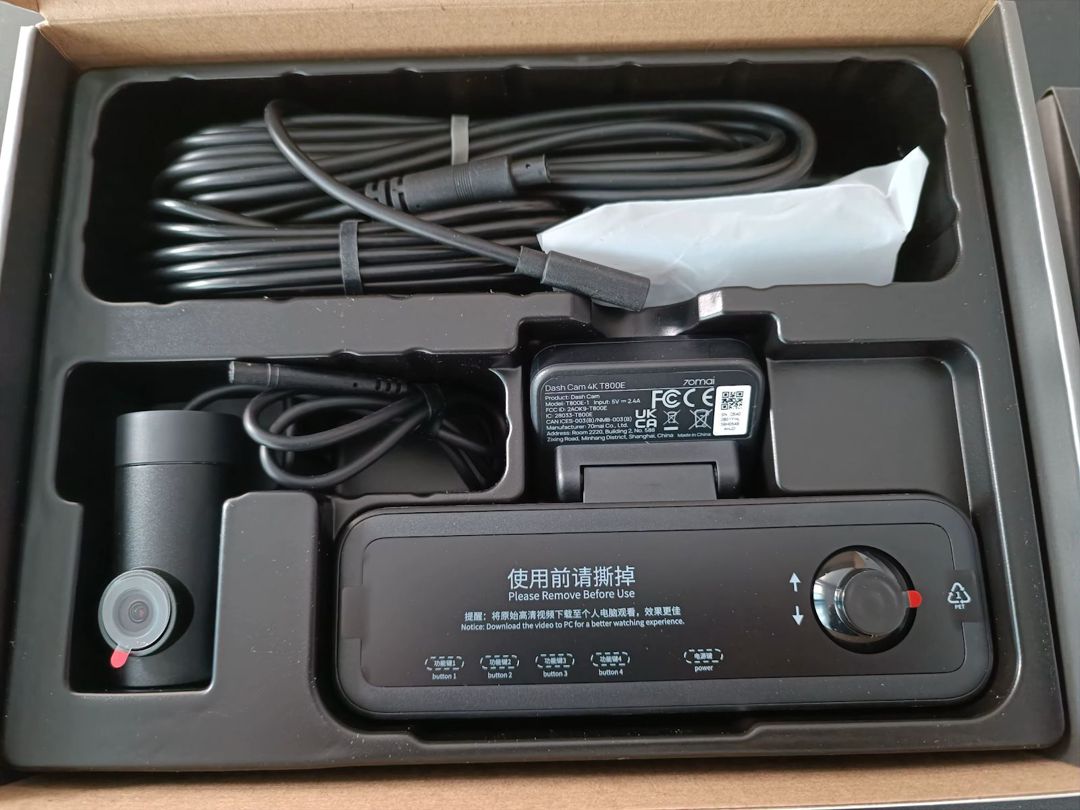 Videoqeydiyyatçı Xiaomi 70mai T800E 3 kamera 4K — Ehtiyat hissələri və aksesuarlar, Bakı (4)