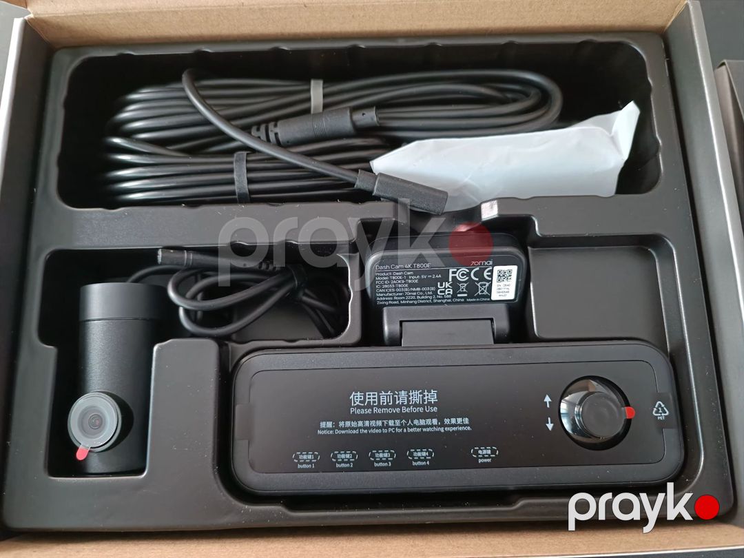 Videoqeydiyyatçı Xiaomi 70mai T800E 3 kamera 4K — Ehtiyat hissələri və aksesuarlar, Bakı (4)