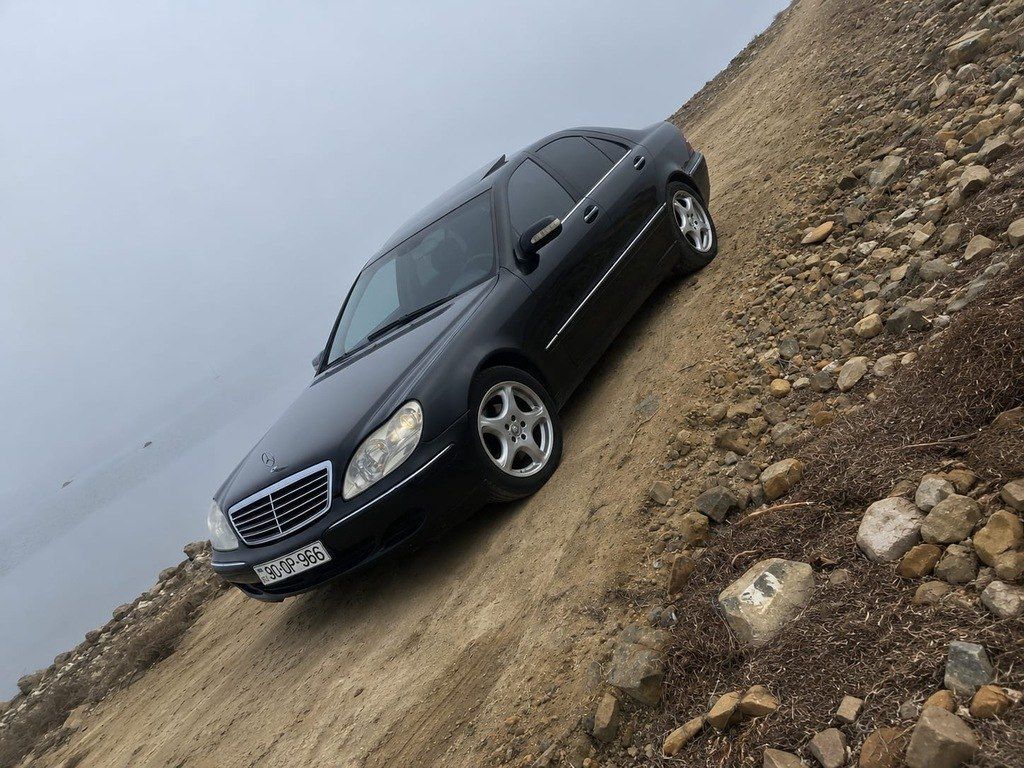 Mercedes S 350, 3.7 L, 2002 il, 388 238 km — Avtomobillər, Bakı (2)