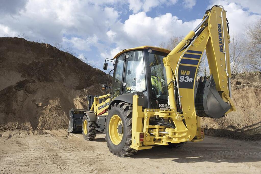 Ekskavator "Komatsu WB93R-5" — İnşaat texnikası, Bakı (7)