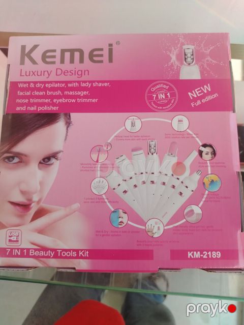 Kemei KM-2189 – 7-in-1 çoxfunksiyalı gözəllik dəsti Xüsusiyyətlər — Bakı