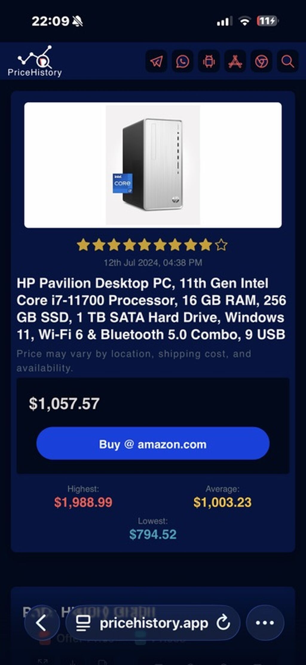 HP Pavilion Desktop PC – güclü masaüstü kompüter, Blok ve Hyperx Alloy — Masaüstü kompüterlər, Bakı (2)