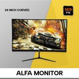 Monitor LED "Alfa, 165 Hz 24 Inch Curved" — Alfa Electronics — Computers & Laptops