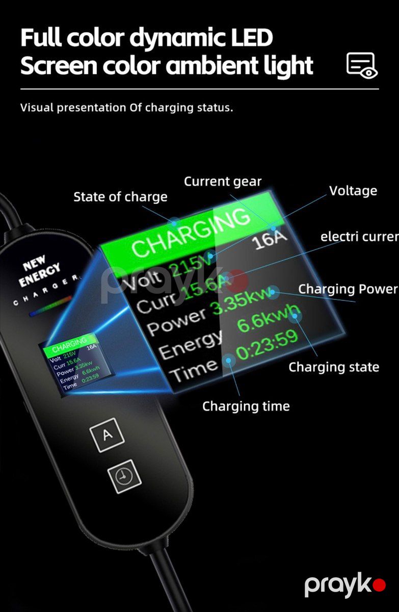 Elektromobil adapteri EVcharger “TYPE1” adapteri 220V 16A WiFi — Ehtiyat hissələri və aksesuarlar, Bakı (6)