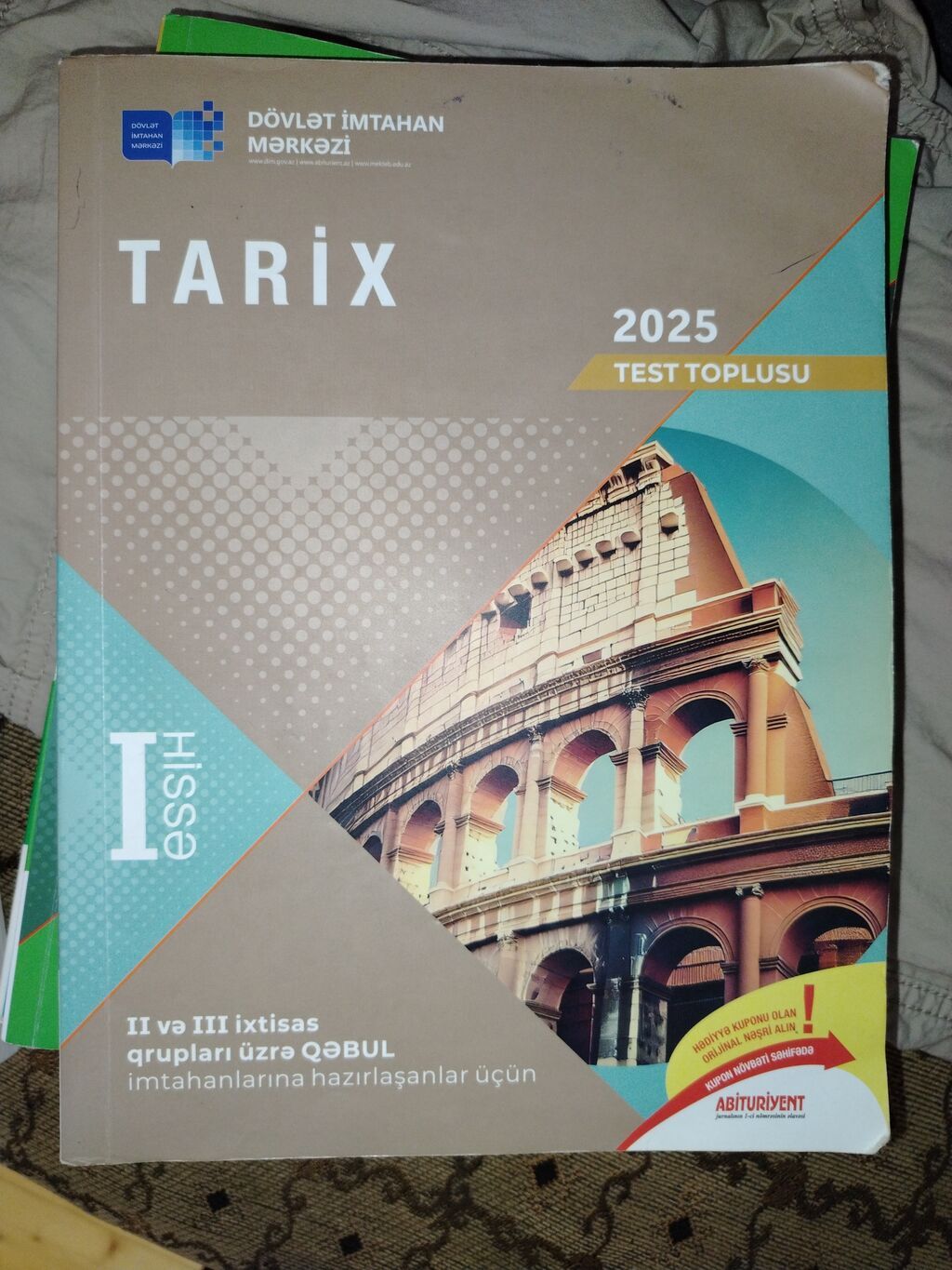 DİM 2025 Test Topluları – Coğrafiya və Tarix (I və II hissələr) — Kitablar, Bakı (4)