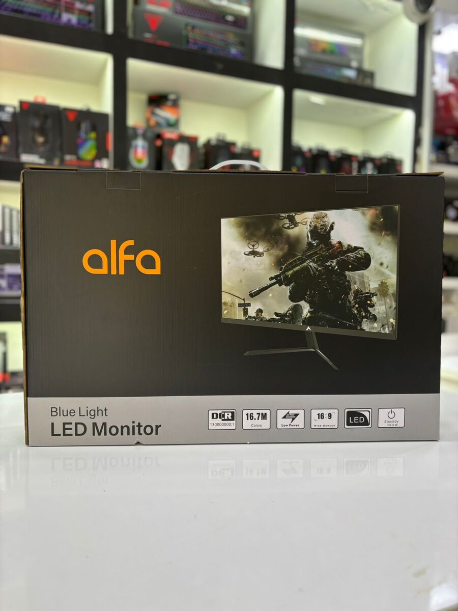 Monitor LED "Alfa, 165 Hz 24 Inch Curved" — Kompüterlər və noutbuklar, Bakı (6)