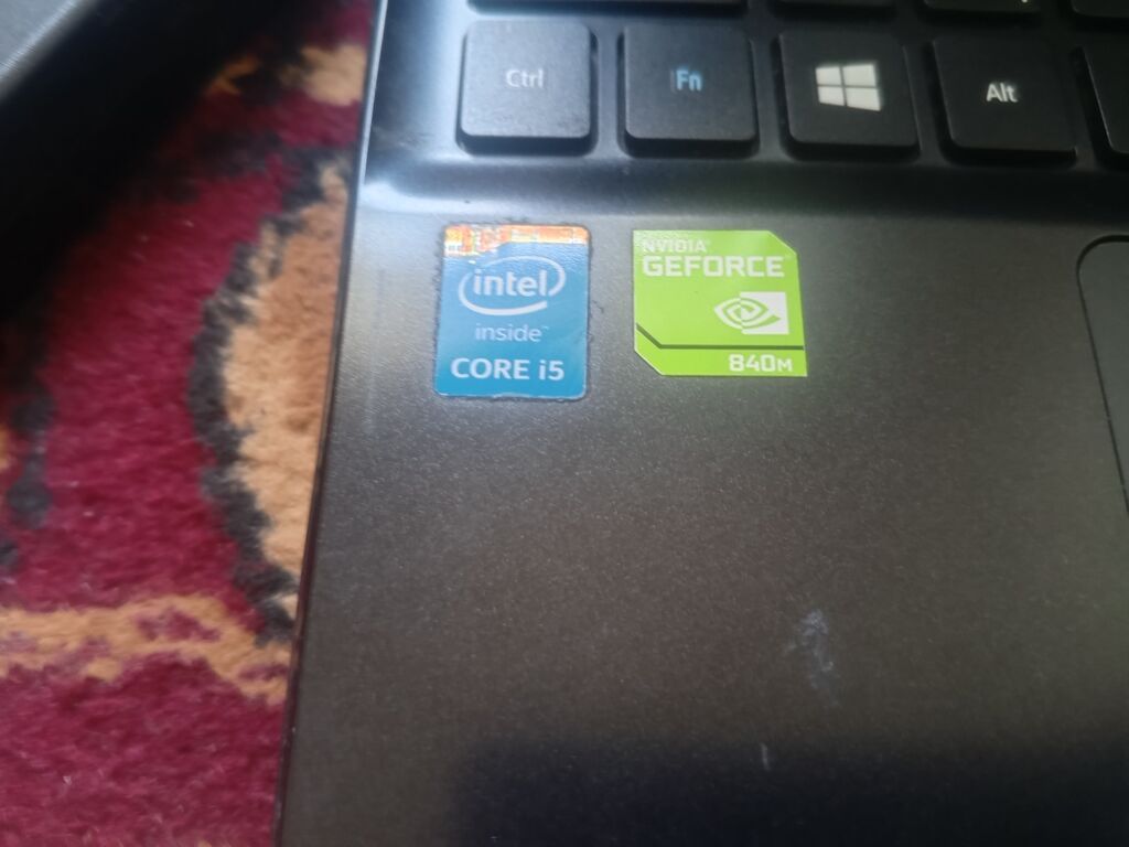 Acer noutbuk – Intel Core i5 prosessor və Nvıdıa GeForce 840M qrafika — Acer, Bərdə (2)