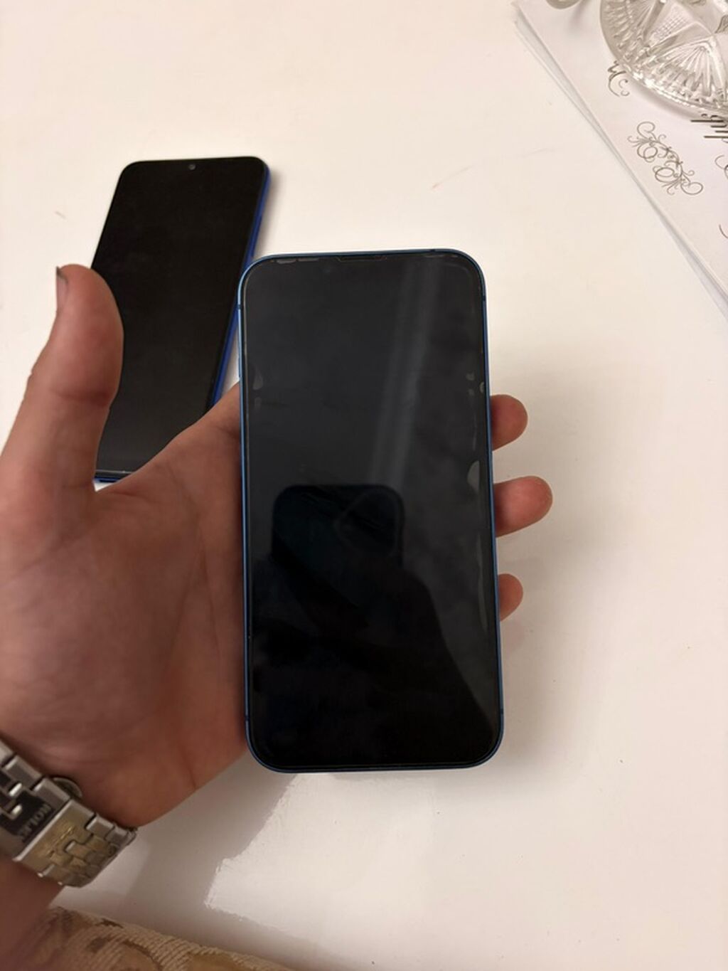 IPhone 13, Mavi — Apple iPhone, Bakı (3)