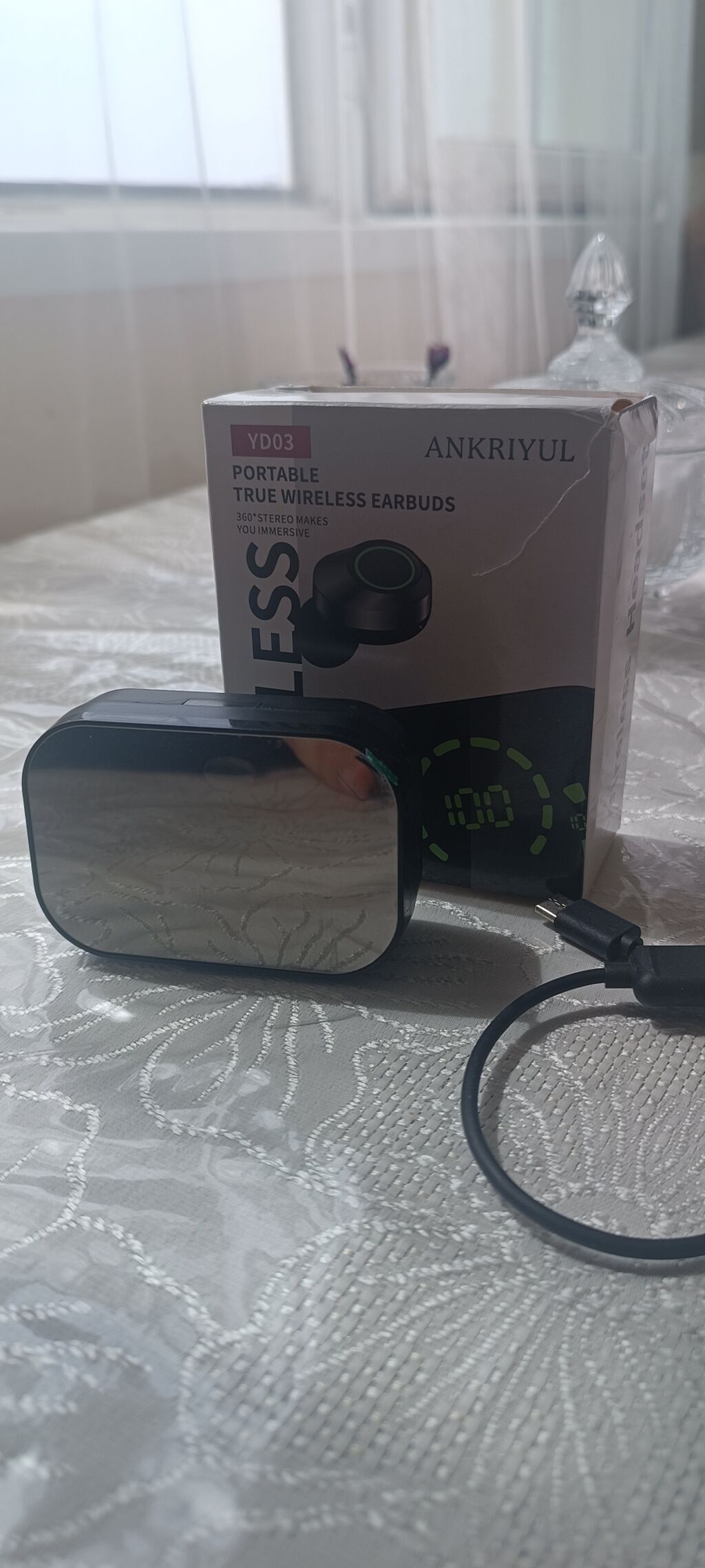 Ankrıyul YD03 – Portable True Wireless Earbuds - TWS (tam simsiz) — Qulaqcıqlar, Bakı (2)