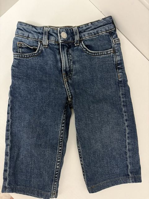 H&M uşaq cins şalvarı - Model: Loose Fit, Straight Leg - Bel — Bakı