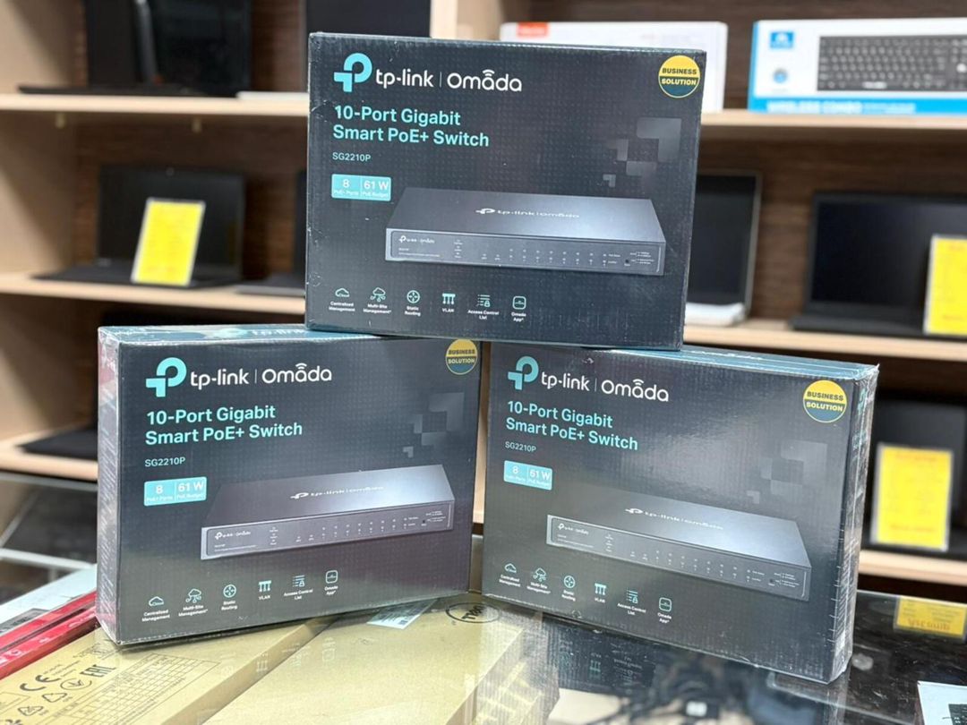 TP-Link SG2210P 10 Port Gigabit Po+E SmartSwitch — Şəbəkə və server avadanlığı, Bakı (2)