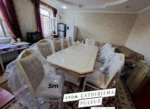 Stol–stul dəsti - Ölçü: 490 sm (dəst üzrə qeyd) - Tərkib: iri ölçülü — Digah